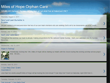 Tablet Screenshot of milesofhopeorphan.blogspot.com