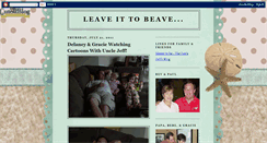 Desktop Screenshot of leaveittobeave.blogspot.com