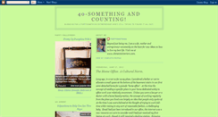 Desktop Screenshot of 40somethingandcounting.blogspot.com