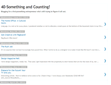 Tablet Screenshot of 40somethingandcounting.blogspot.com