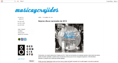 Desktop Screenshot of musicaycrujidos.blogspot.com