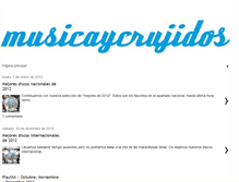 Tablet Screenshot of musicaycrujidos.blogspot.com