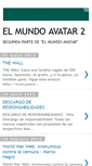 Mobile Screenshot of elmundoavatar2.blogspot.com