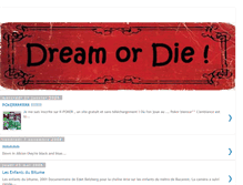 Tablet Screenshot of dream-or-die.blogspot.com