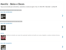Tablet Screenshot of marelizbolosedoces.blogspot.com