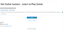 Tablet Screenshot of getguitarlessons.blogspot.com