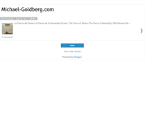 Tablet Screenshot of michael-goldberg.blogspot.com