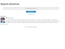 Tablet Screenshot of mujeresatractivas.blogspot.com