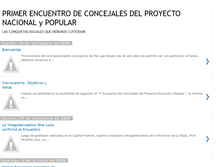 Tablet Screenshot of encuentroconcejaleslr.blogspot.com