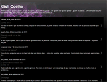Tablet Screenshot of giulicoelho.blogspot.com