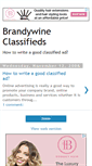 Mobile Screenshot of brandywineclassifieds.blogspot.com