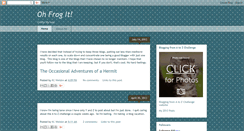 Desktop Screenshot of ohfrogit.blogspot.com