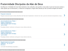 Tablet Screenshot of discipulosdamaededeus.blogspot.com