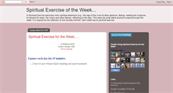 Desktop Screenshot of exercise-for-the-week.blogspot.com