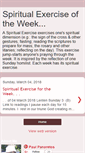 Mobile Screenshot of exercise-for-the-week.blogspot.com