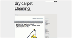 Desktop Screenshot of drycarpetcleaningdot.blogspot.com