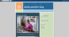 Desktop Screenshot of dpacchini.blogspot.com