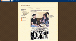 Desktop Screenshot of abitur1978.blogspot.com