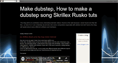 Desktop Screenshot of making-dubstep.blogspot.com