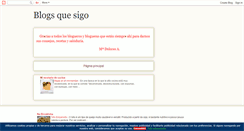 Desktop Screenshot of blogs-que-sigo.blogspot.com
