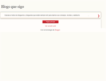 Tablet Screenshot of blogs-que-sigo.blogspot.com