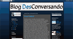 Desktop Screenshot of blogdesconversando.blogspot.com