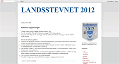 Desktop Screenshot of landstevnet.blogspot.com