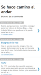 Mobile Screenshot of delcaminante.blogspot.com