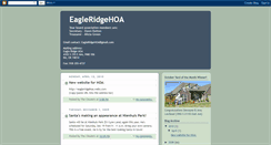 Desktop Screenshot of eagleridgehoa.blogspot.com