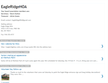 Tablet Screenshot of eagleridgehoa.blogspot.com