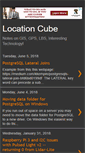 Mobile Screenshot of locationcube.blogspot.com