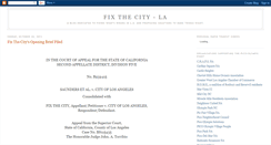 Desktop Screenshot of fixthecityla.blogspot.com