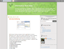 Tablet Screenshot of informatica-tech-talk.blogspot.com
