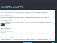 Tablet Screenshot of gremiodocassiano.blogspot.com