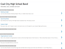 Tablet Screenshot of coalcityhsband.blogspot.com