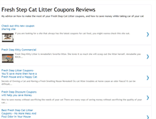 Tablet Screenshot of freshstepcatlittercoupons.blogspot.com