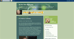 Desktop Screenshot of inourownbackyard.blogspot.com
