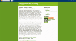 Desktop Screenshot of doggytalesdogtraining.blogspot.com