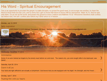 Tablet Screenshot of hisword-spiritualencouragement.blogspot.com