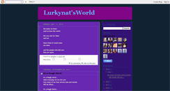 Desktop Screenshot of lurkynatchasingthemuse.blogspot.com