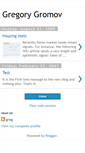 Mobile Screenshot of gregorygromov.blogspot.com