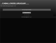 Tablet Screenshot of caballosdeluruguay.blogspot.com