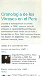 Mobile Screenshot of cronologiadelosvirreyesdelperu.blogspot.com