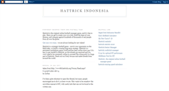 Desktop Screenshot of hattrickindonesia.blogspot.com