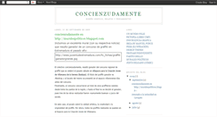 Desktop Screenshot of concienzudamente.blogspot.com