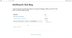 Desktop Screenshot of netwizard.blogspot.com