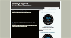 Desktop Screenshot of bareillyblog.blogspot.com