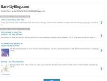 Tablet Screenshot of bareillyblog.blogspot.com