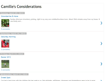 Tablet Screenshot of camillesconsiderations.blogspot.com