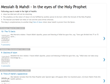 Tablet Screenshot of messiahmahdi.blogspot.com